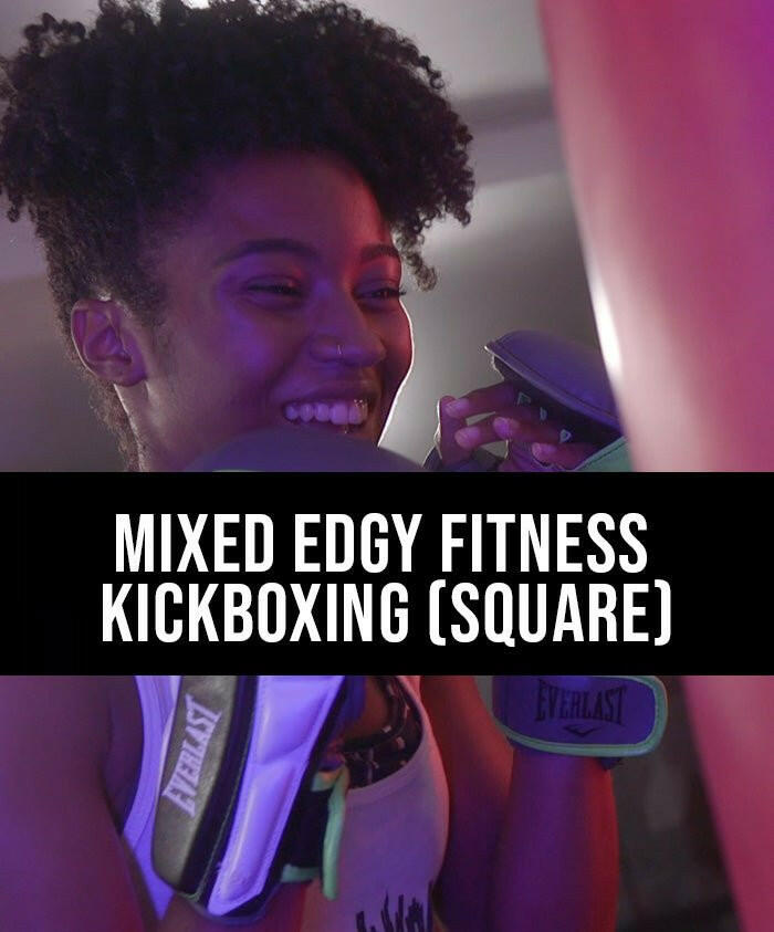 Mixed Edgy Fitness Kickboxing (Square)